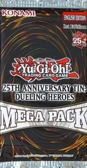 Yu-Gi-Oh 2023 25th Anniversary Dueling Heroes Tin Mega Pack